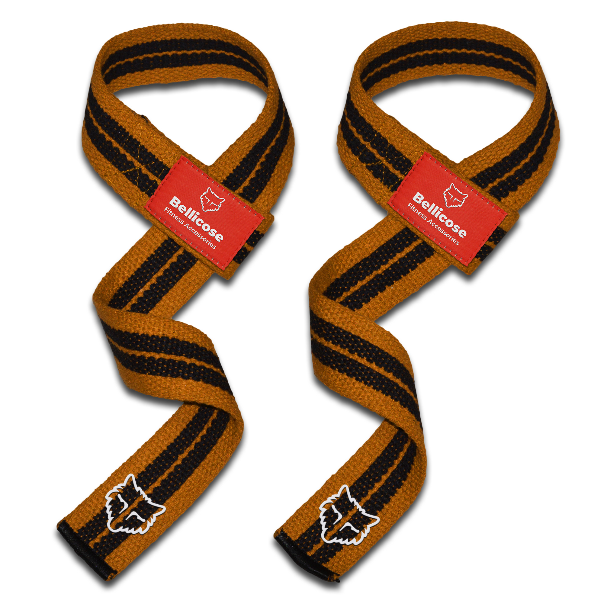 Single Loop Power Lifting Straps Strength Support Gym Bar The